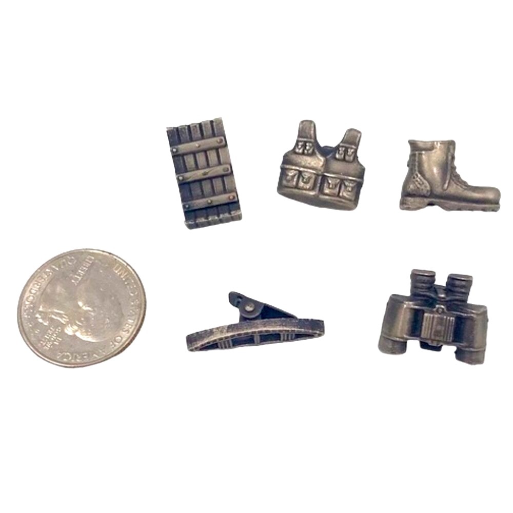 Micro Silver Tone Clip Collection Bundle Set Of 5 - image 3